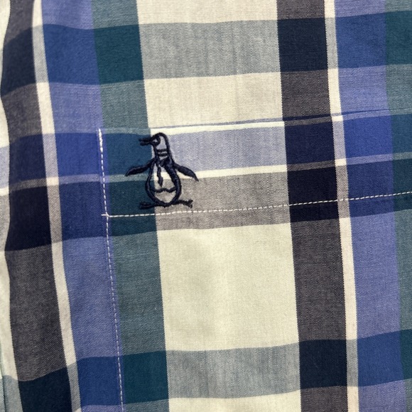 An Original Penguin Brand By Munsingwear Classic Fit Button Down LARGE - Picture 4 of 9
